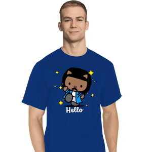 Daily_Deal_Shirts T-Shirts, Tall / Large / Royal Blue Hello