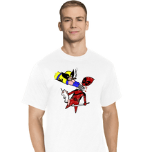Load image into Gallery viewer, Secret_Shirts T-Shirts, Tall / Large / White He Loves Me

