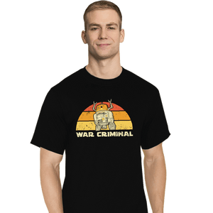 Daily_Deal_Shirts T-Shirts, Tall / Large / Black Vintage Criminal Droid