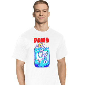 Shirts T-Shirts, Tall / Large / White Paws