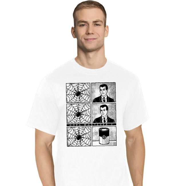 Secret_Shirts T-Shirts, Tall / Large / White Spider Can
