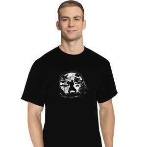 Shirts T-Shirts, Tall / Large / Black Moonlight Samurai