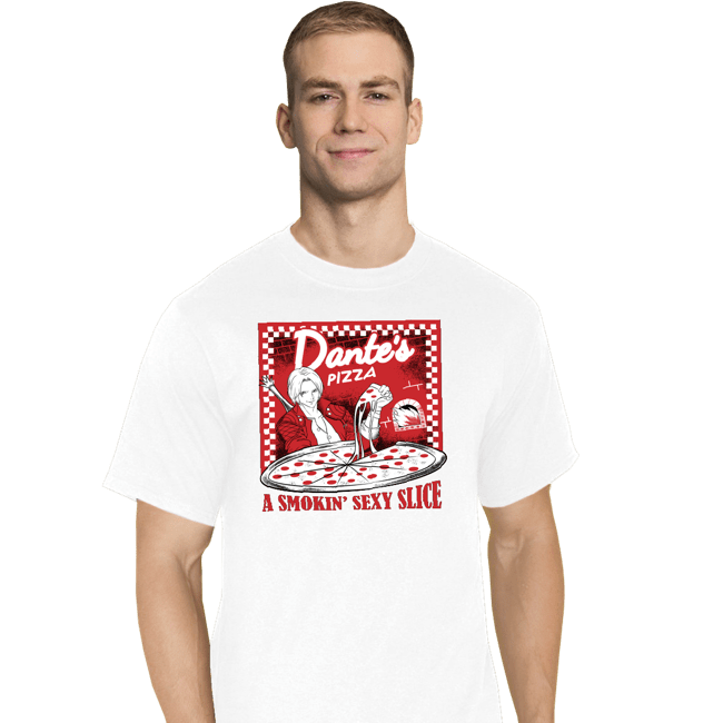 Shirts T-Shirts, Tall / Large / White Sexy Slice