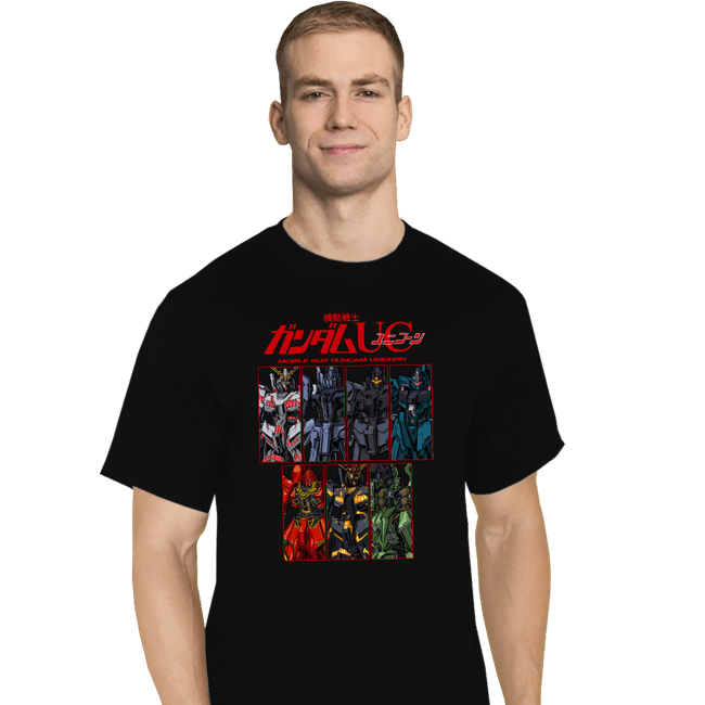 Daily_Deal_Shirts T-Shirts, Tall / Large / Black Gundam UC