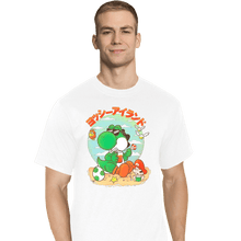 Load image into Gallery viewer, Daily_Deal_Shirts T-Shirts, Tall / Large / White Yoshi Vacation
