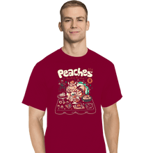 Load image into Gallery viewer, Daily_Deal_Shirts T-Shirts, Tall / Large / Red Peaches Peaches Peaches
