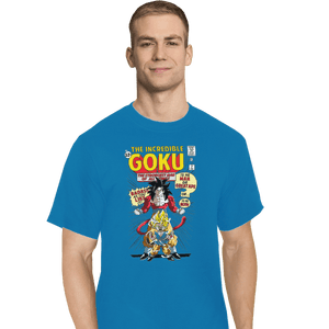 Shirts T-Shirts, Tall / Large / Royal The Incredible Goku