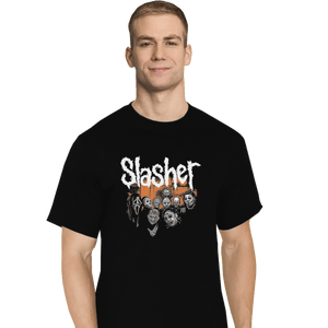 Shirts T-Shirts, Tall / Large / Black Slasher