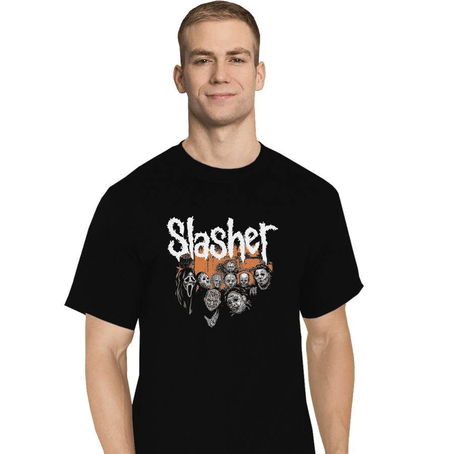 Shirts T-Shirts, Tall / Large / Black Slasher