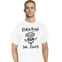 Load image into Gallery viewer, Secret_Shirts T-Shirts, Tall / Large / White Hello Tarnished Dude

