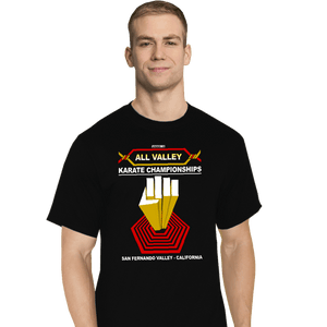 Daily_Deal_Shirts T-Shirts, Tall / Large / Black All Valley Karate