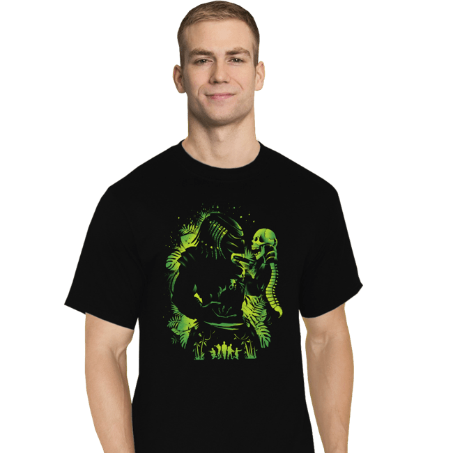 Secret_Shirts T-Shirts, Tall / Large / Black Hunter Of Humans