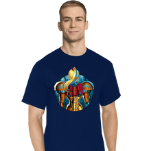 Load image into Gallery viewer, Daily_Deal_Shirts T-Shirts, Tall / Large / Navy Galactic Autumn
