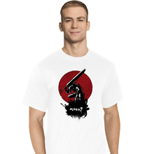 Load image into Gallery viewer, Shirts T-Shirts, Tall / Large / White Red Sun Swordsman
