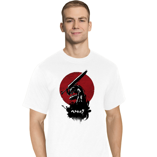 Shirts T-Shirts, Tall / Large / White Red Sun Swordsman