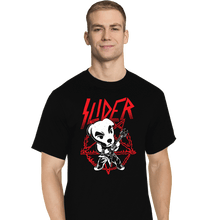 Load image into Gallery viewer, Secret_Shirts T-Shirts, Tall / Large / Black KK Slider King
