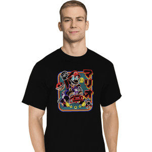Daily_Deal_Shirts T-Shirts, Tall / Large / Black Neon Kart
