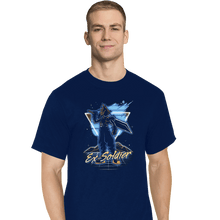 Load image into Gallery viewer, Shirts T-Shirts, Tall / Large / Navy Retro Ex-Soldier
