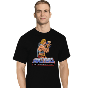 Secret_Shirts T-Shirts, Tall / Large / Black Masters Of The Bowlingverse