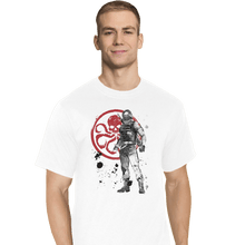 Load image into Gallery viewer, Shirts T-Shirts, Tall / Large / White Winter Soldier Sumi-e
