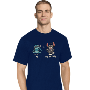 Secret_Shirts T-Shirts, Tall / Large / Navy My Anxiety