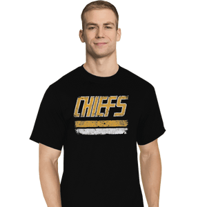 Shirts T-Shirts, Tall / Large / Black Chiefs Retro