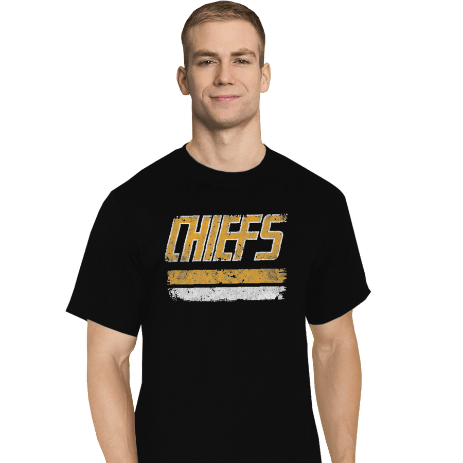 Shirts T-Shirts, Tall / Large / Black Chiefs Retro