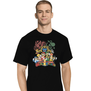 Shirts T-Shirts, Tall / Large / Black Mushroom Rangers