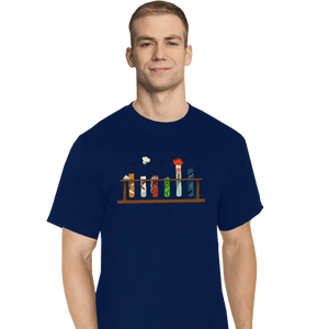 Secret_Shirts T-Shirts, Tall / Large / Navy Muppet Science Beakers