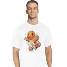 Load image into Gallery viewer, Shirts T-Shirts, Tall / Large / White Fire Ink
