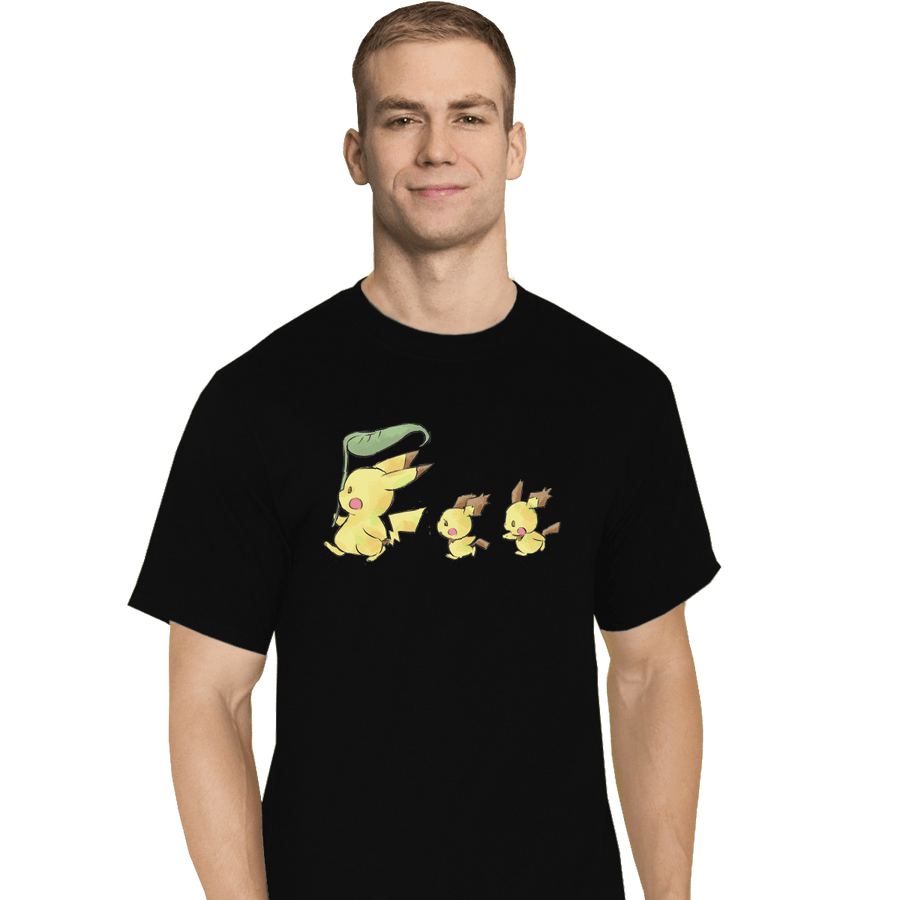 Shirts T-Shirts, Tall / Large / Black Pika Pika