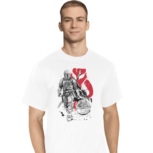 Shirts T-Shirts, Tall / Large / White Lone Hunter And Cub
