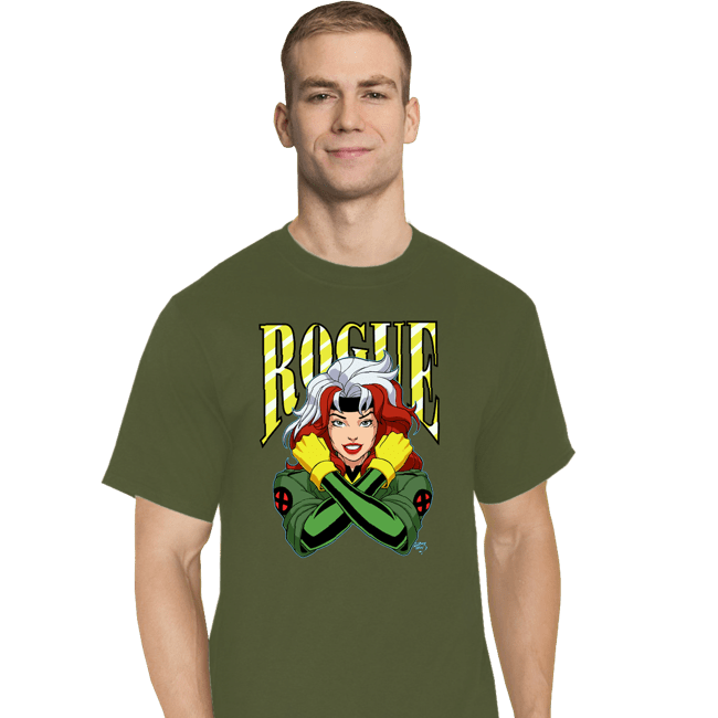 Daily_Deal_Shirts T-Shirts, Tall / Large / Military Green Rogue 97