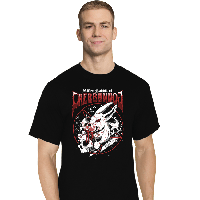 Secret_Shirts T-Shirts, Tall / Large / Black Killer Rabbit Metal