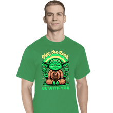 Load image into Gallery viewer, Secret_Shirts T-Shirts, Tall / Large / Sports Grey Luck Be With You
