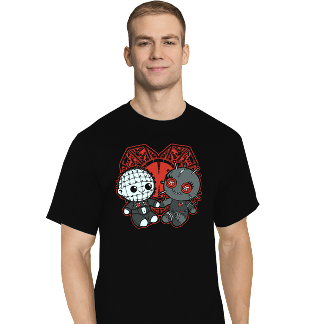 Daily_Deal_Shirts T-Shirts, Tall / Large / Black Pinhead Love