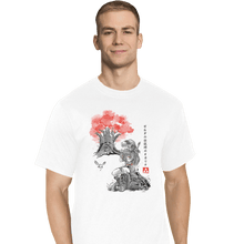 Load image into Gallery viewer, Shirts T-Shirts, Tall / Large / White The Great Deku Sumi-e
