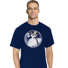 Load image into Gallery viewer, Shirts T-Shirts, Tall / Large / Navy Fly In A Bubble
