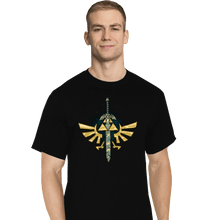 Load image into Gallery viewer, Daily_Deal_Shirts T-Shirts, Tall / Large / Black A Master Sword
