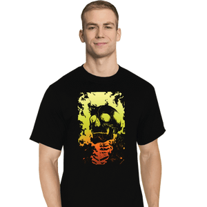 Shirts T-Shirts, Tall / Large / Black Riding Ghost