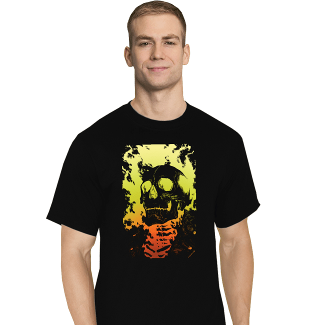 Shirts T-Shirts, Tall / Large / Black Riding Ghost