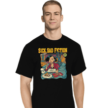 Load image into Gallery viewer, Shirts T-Shirts, Tall / Large / Black Sick Sad Fiction
