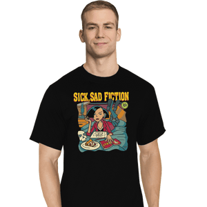Shirts T-Shirts, Tall / Large / Black Sick Sad Fiction