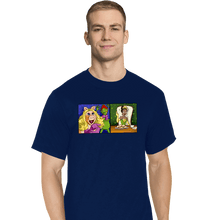 Load image into Gallery viewer, Shirts T-Shirts, Tall / Large / Navy Jealous Piggy
