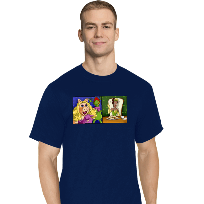 Shirts T-Shirts, Tall / Large / Navy Jealous Piggy