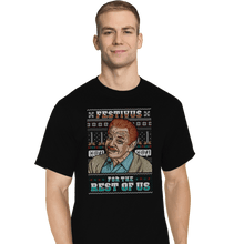 Load image into Gallery viewer, Shirts T-Shirts, Tall / Large / Black Festivus For The Rest Of Us
