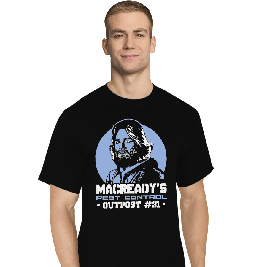 Shirts T-Shirts, Tall / Large / Black Macready's Pest Control