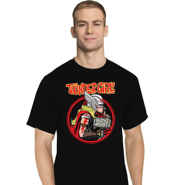 Secret_Shirts T-Shirts, Tall / Large / Black Thundergirl