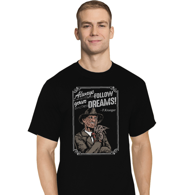 Daily_Deal_Shirts T-Shirts, Tall / Large / Black Always Follow