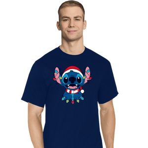 Secret_Shirts T-Shirts, Tall / Large / Navy Ohana Christmas Holiday